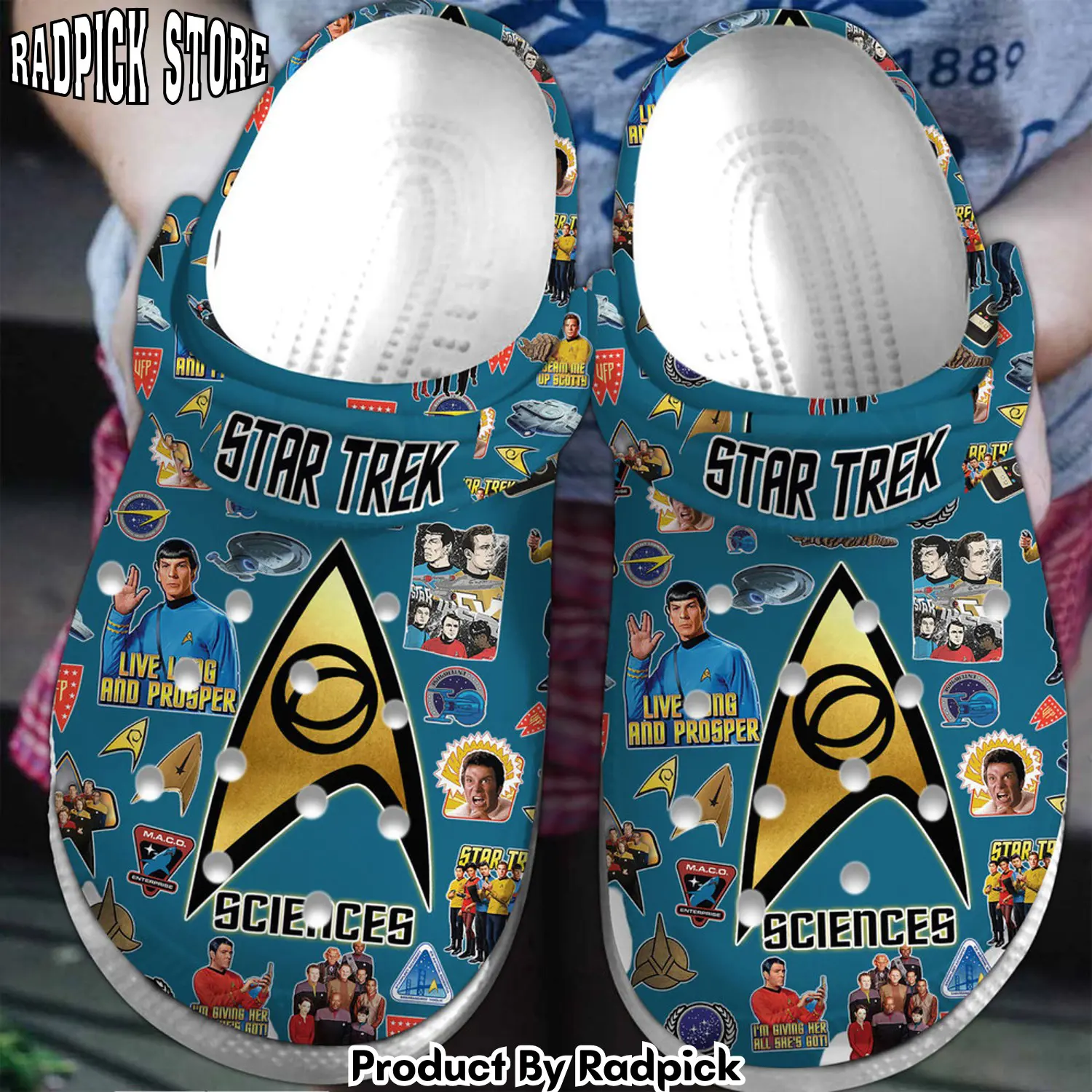 Radpick star trek movie clogs shoes comfortable for men women c56 rp6521247